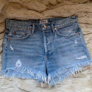 AGOLDE Parker denim shorts